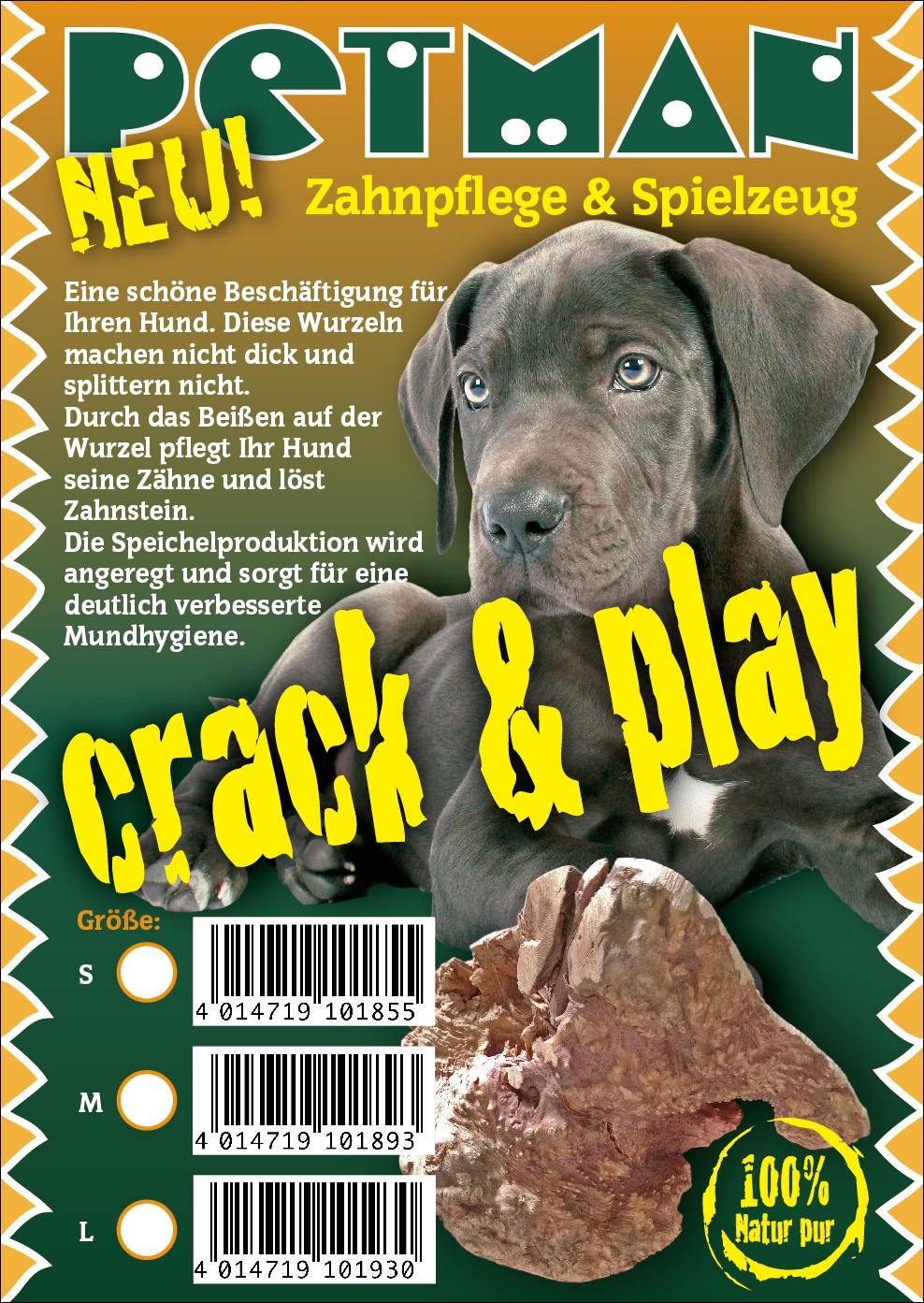 PETMAN Beißwurzel crack & play