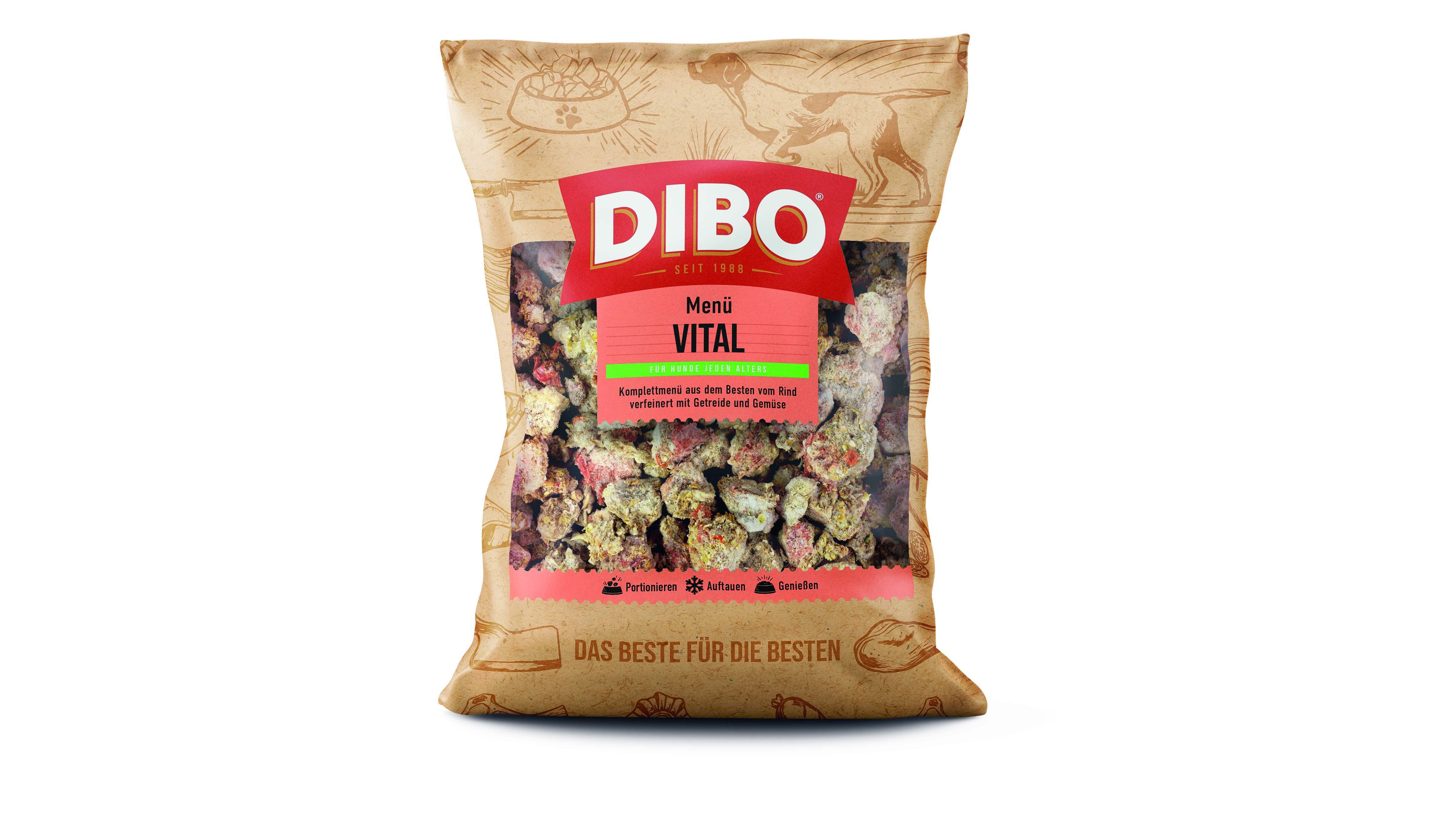 DIBO Menü-Vital - B.A.R.F.-Frostfutter für Hunde