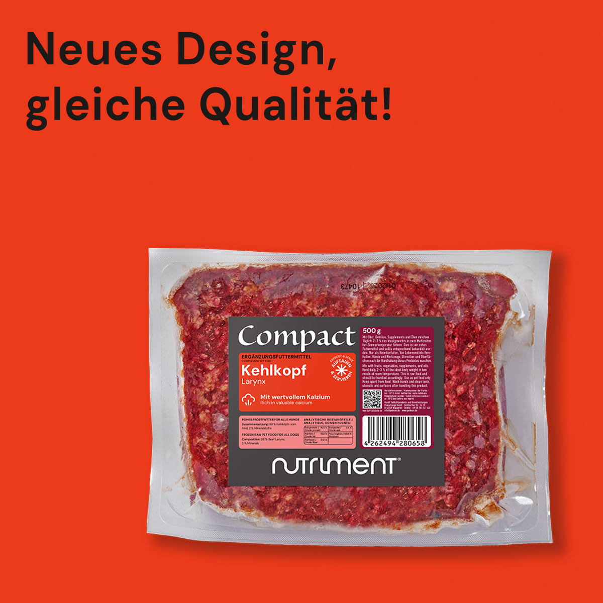 Nutriment Compact KEHLKOPF gewolft