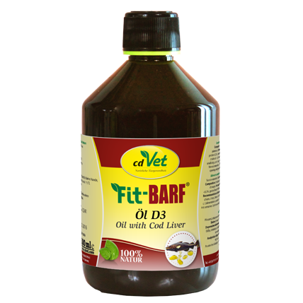 Fit-Barf Öl D3, 500ml-Flasche