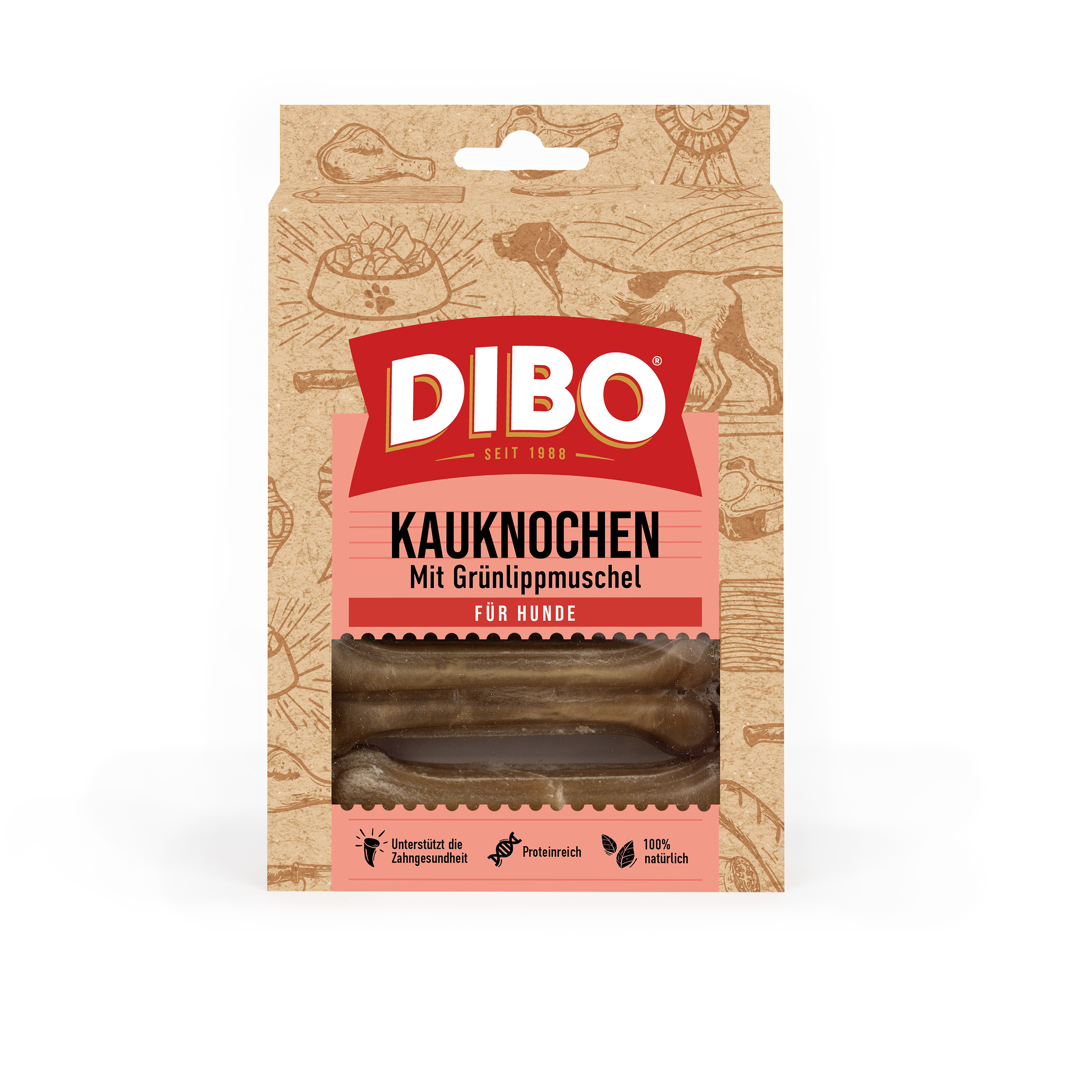 Kauknochen mit Grünlippmuschel 120g
