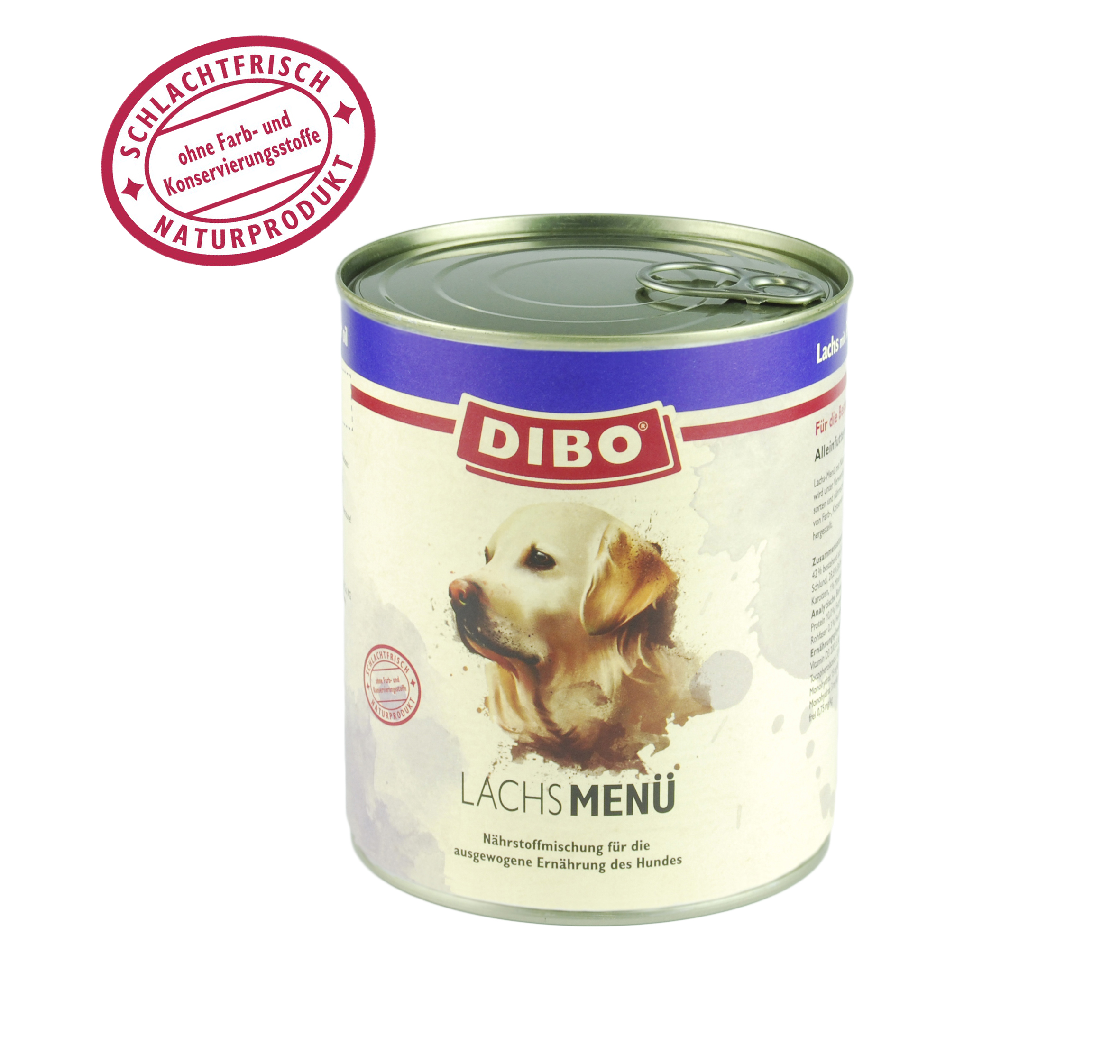 DIBO - LACHS MENÜ, 800g-Dose