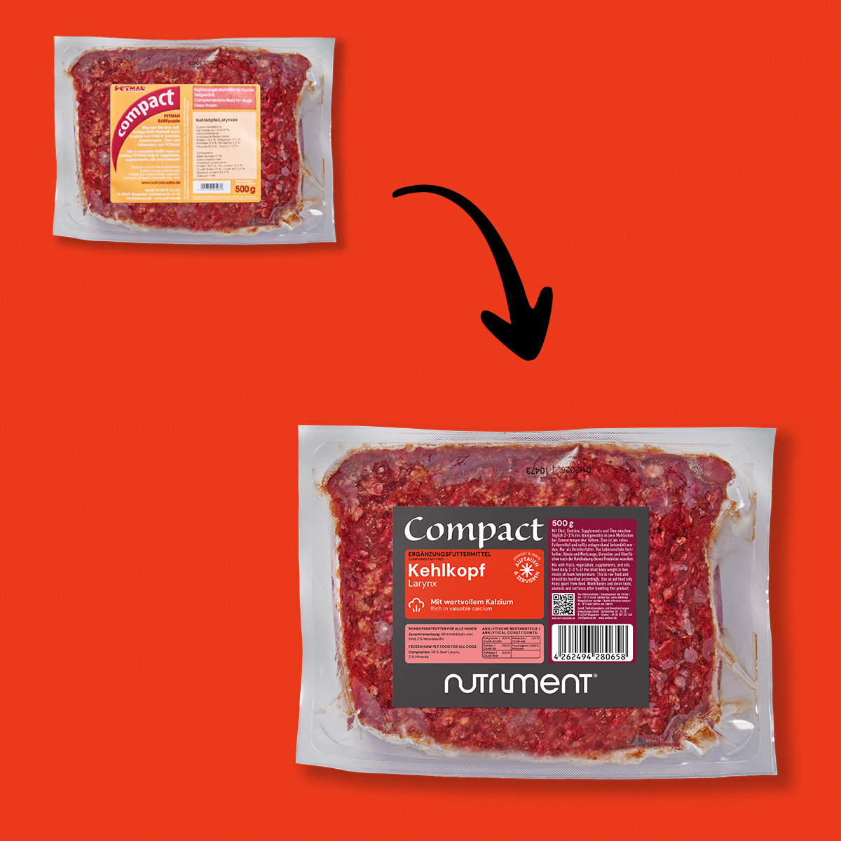 Nutriment Compact KEHLKOPF gewolft