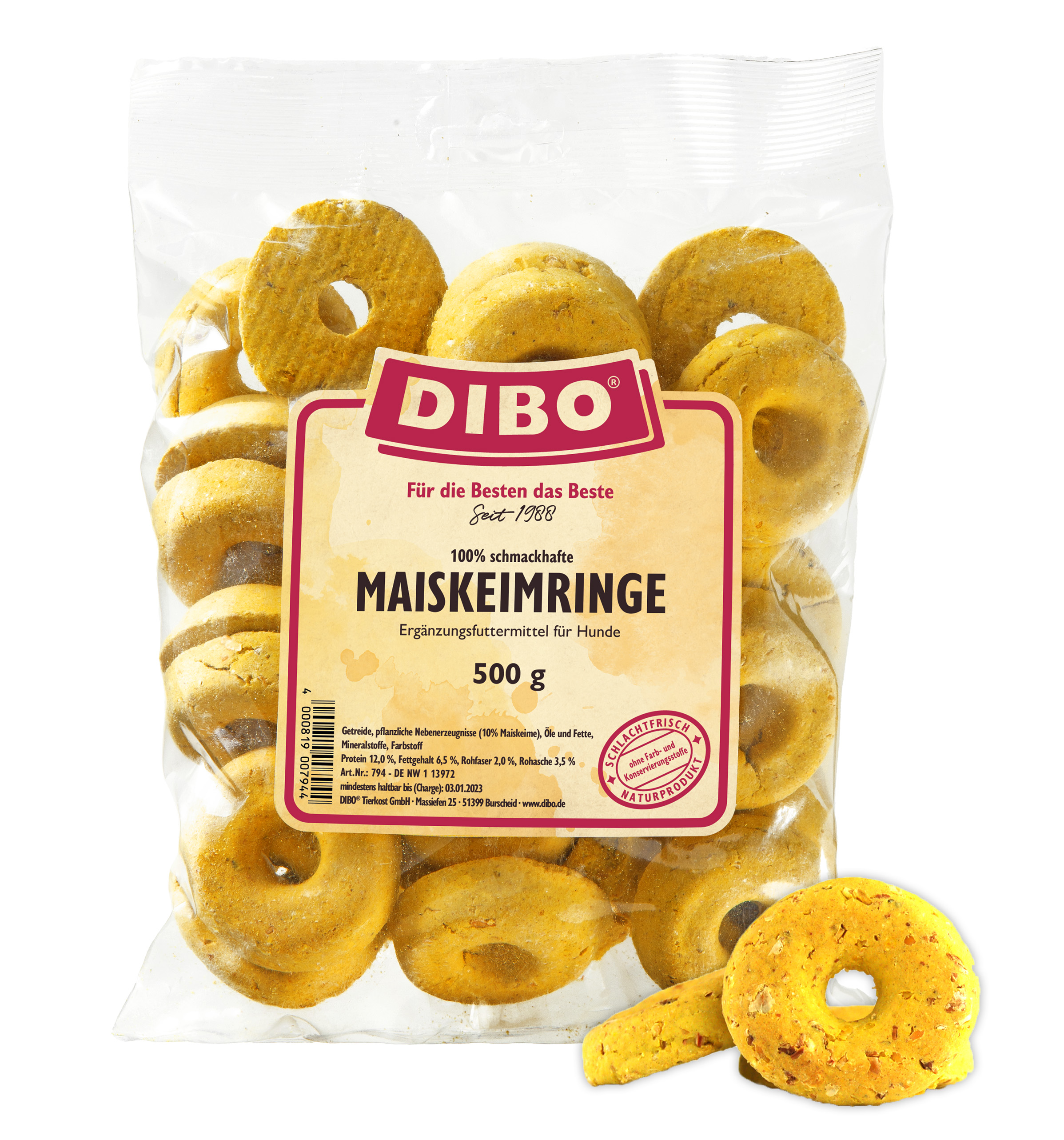 Maiskeimringe 500g-Beutel