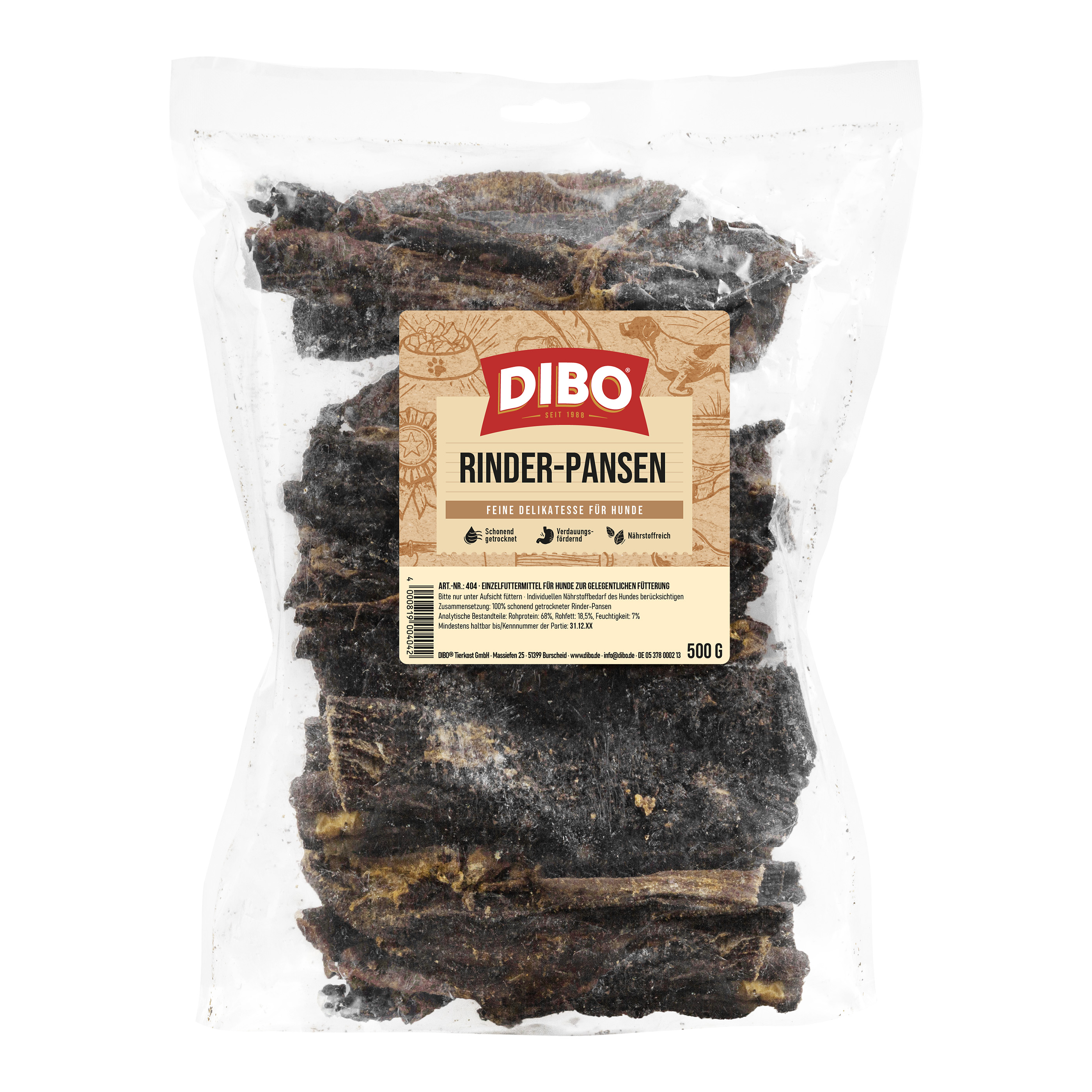 DIBO Rinder-Pansen, 500g-Beutel