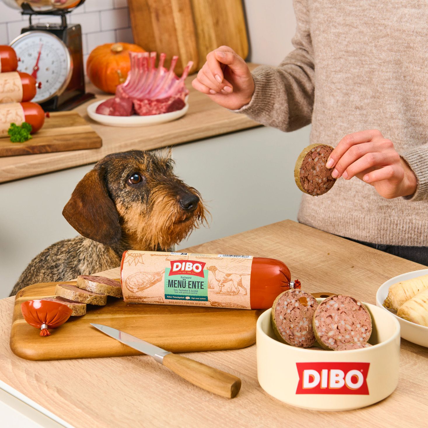 DIBO Kochwurst Menü Huhn