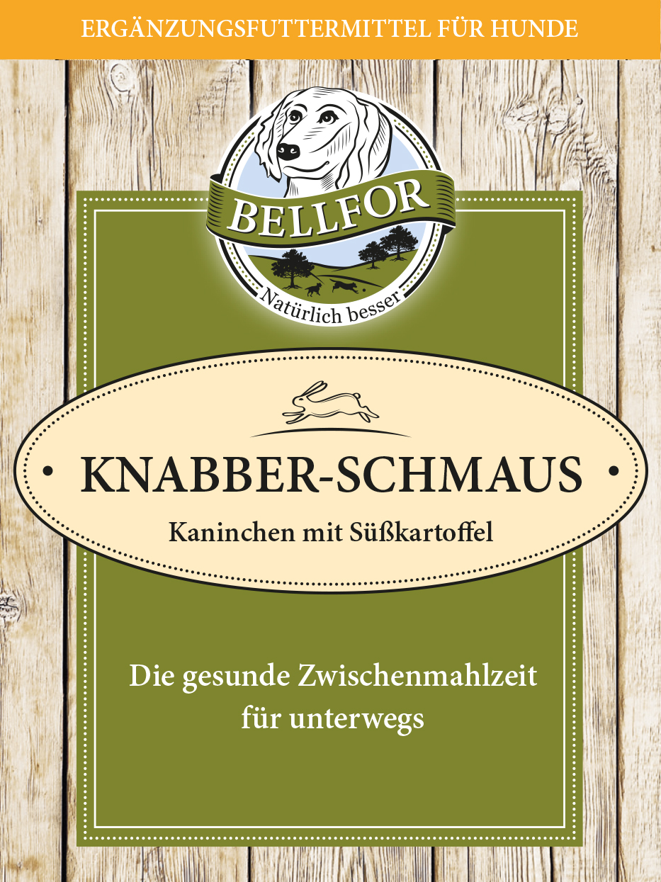 Knabberschmaus "Kaninchen", 100g-Beutel