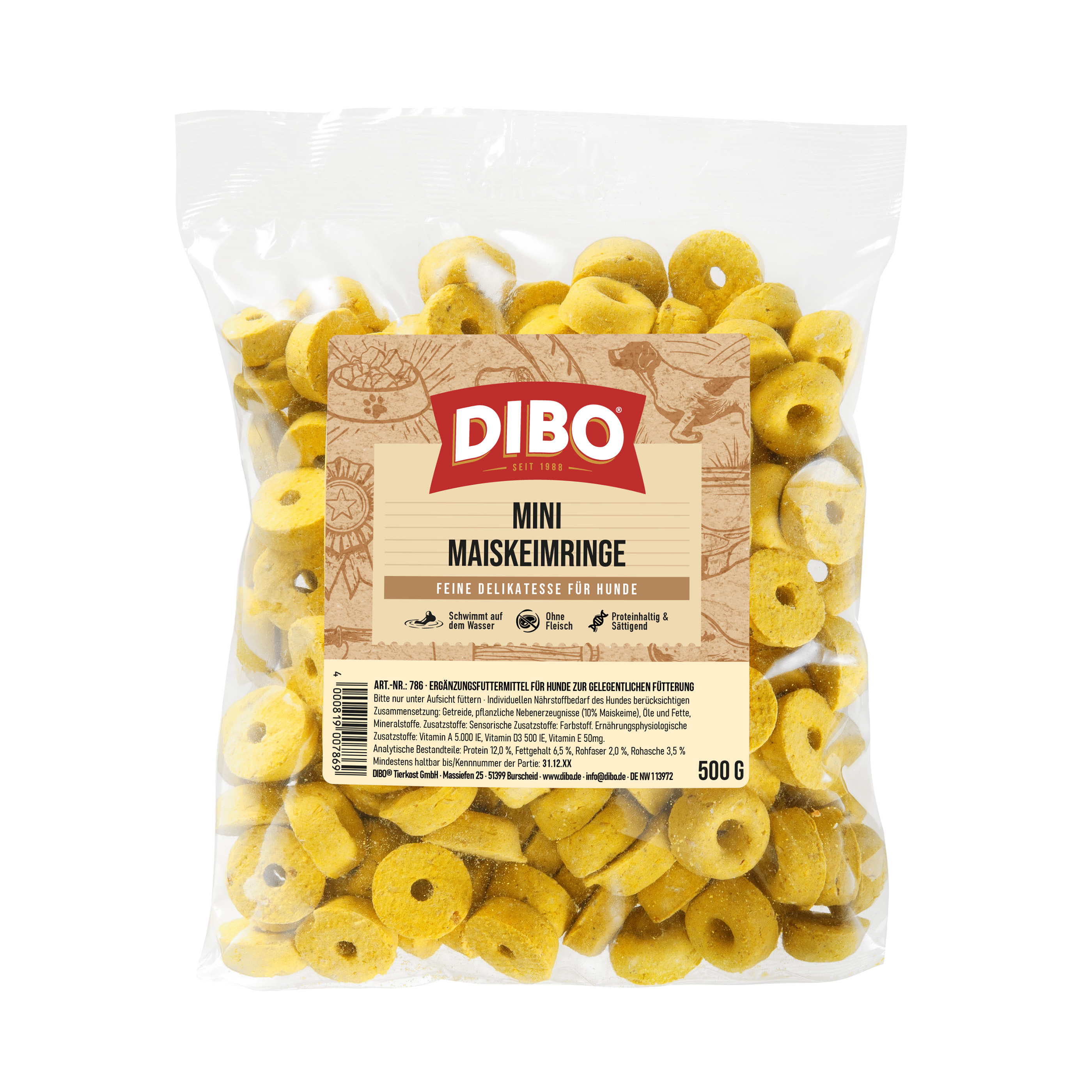 DIBO Mini-Maiskeimringe, 10kg-Karton
