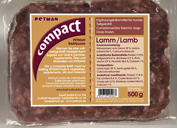 PETMAN compact Lamm