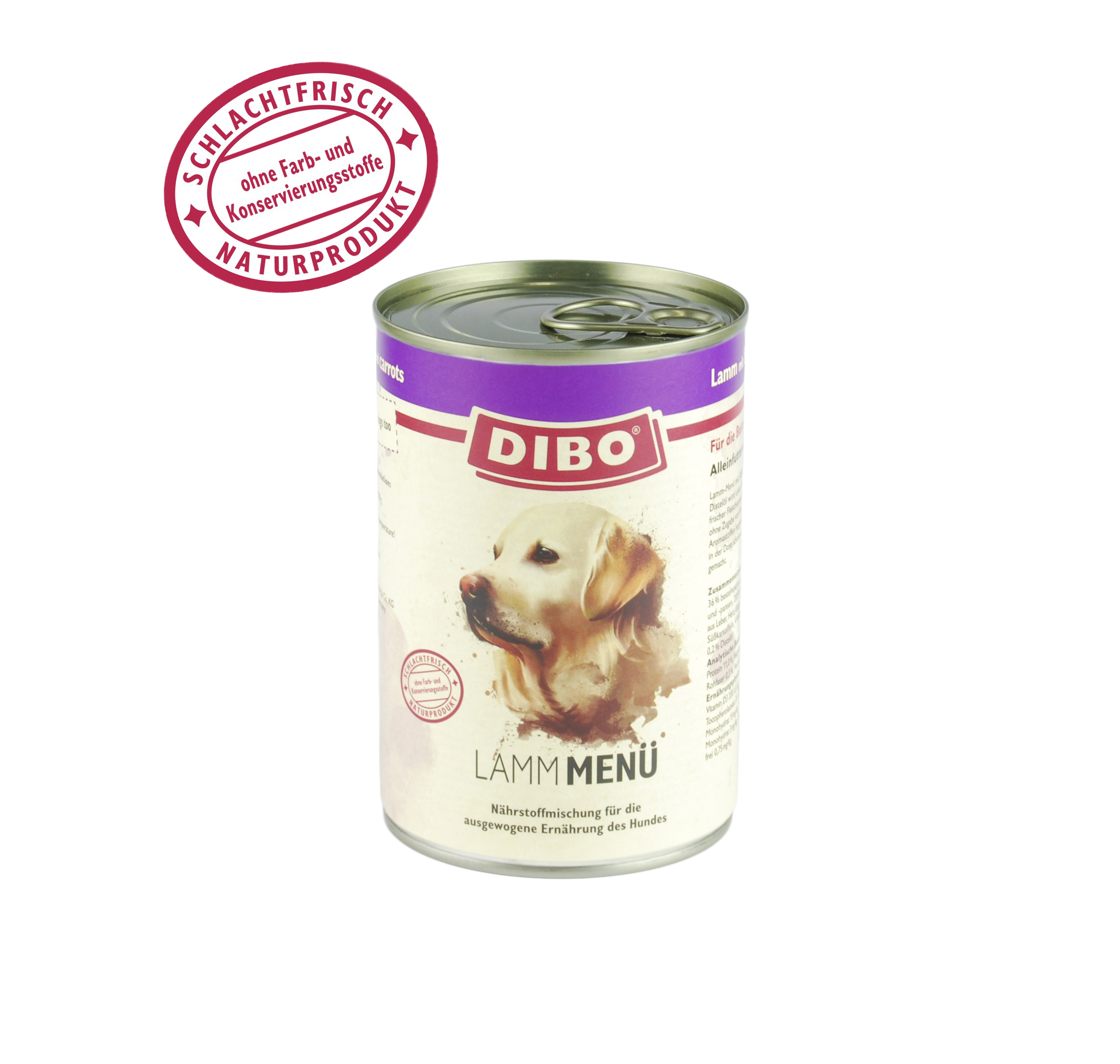 DIBO - LAMM MENÜ, 400g-Dose