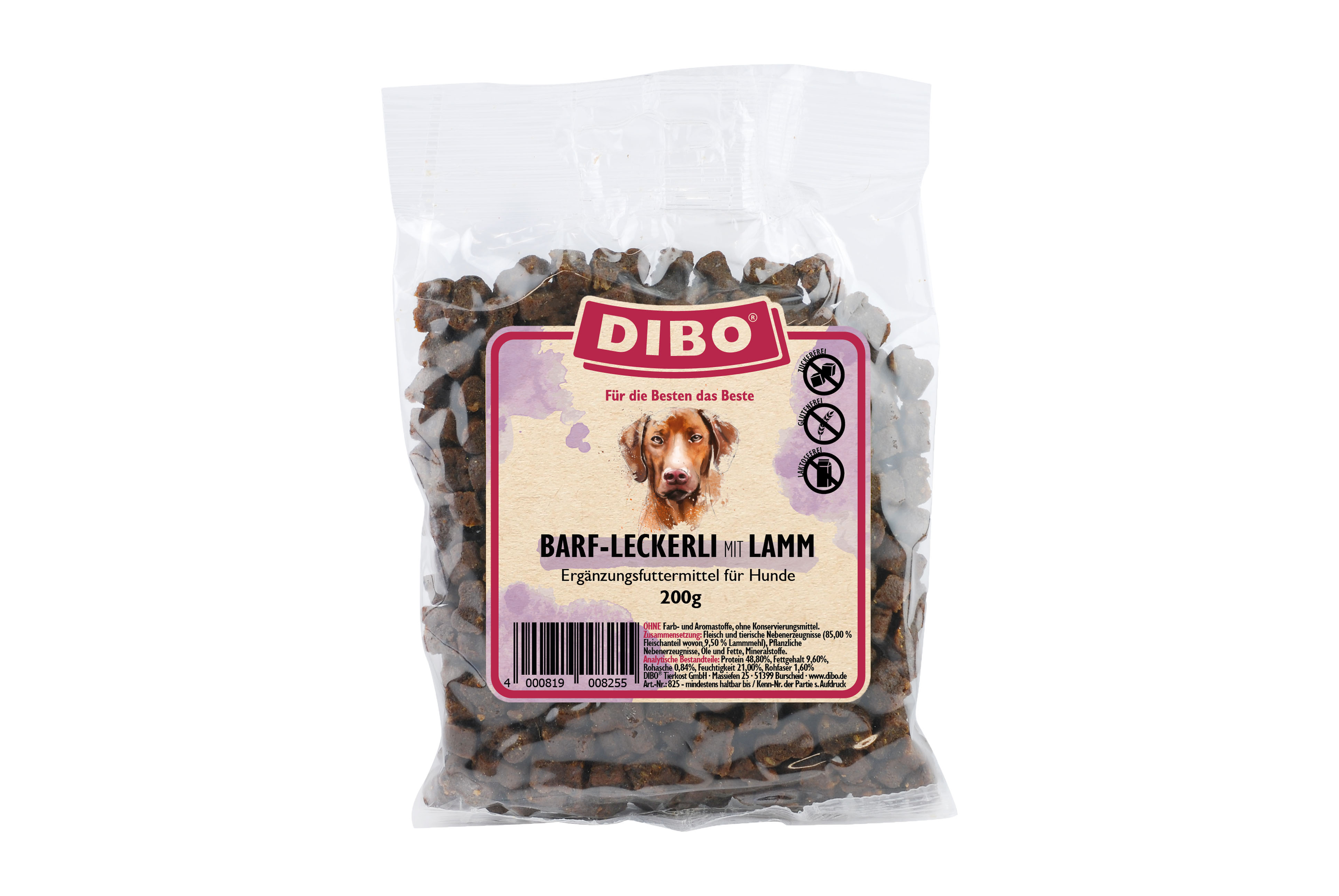 DIBO BARF-Leckerli Lamm, 200g-Beutel