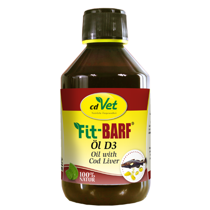 Fit-Barf Öl D3, 250ml-Flasche