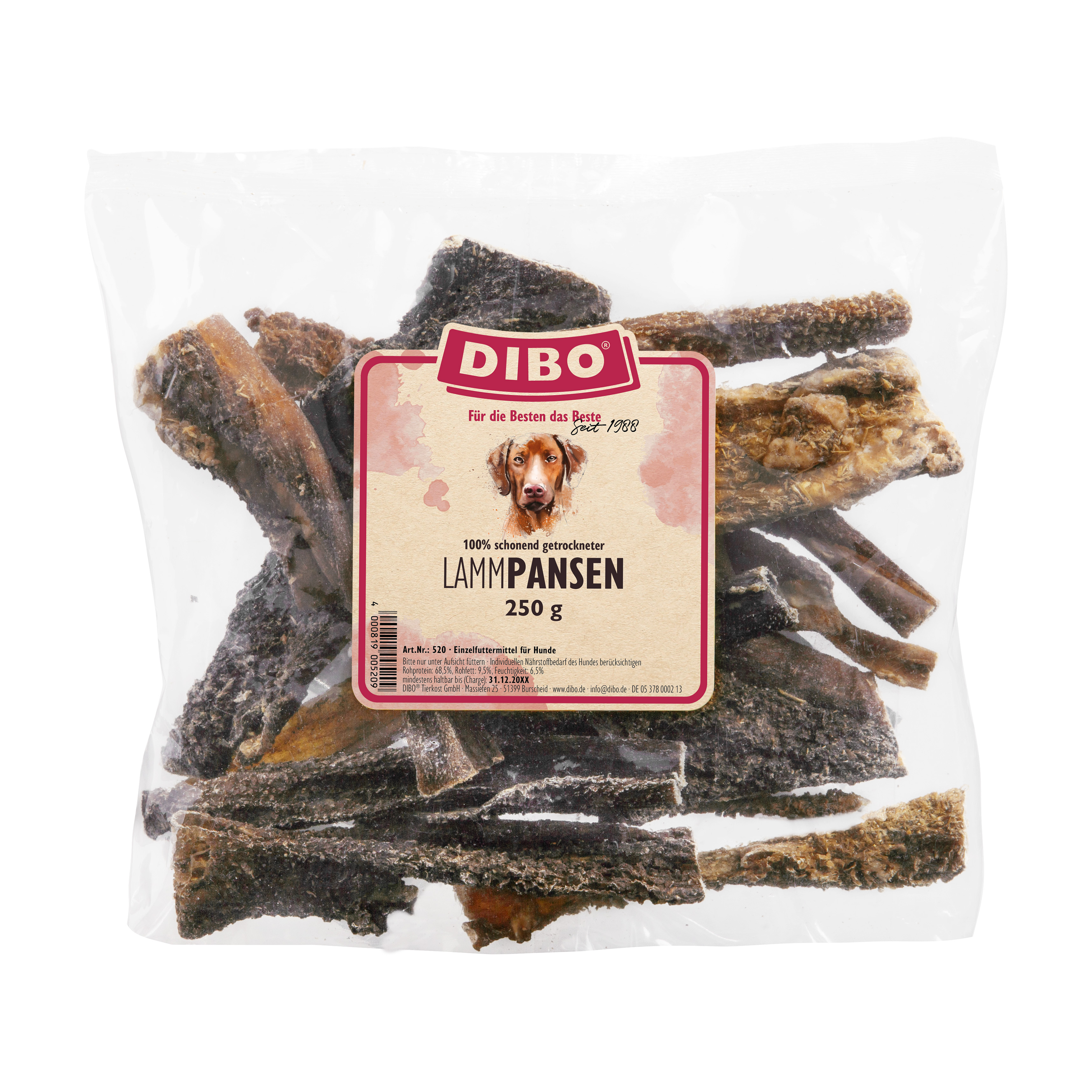 DIBO Lamm-Pansen, 250g-Beutel