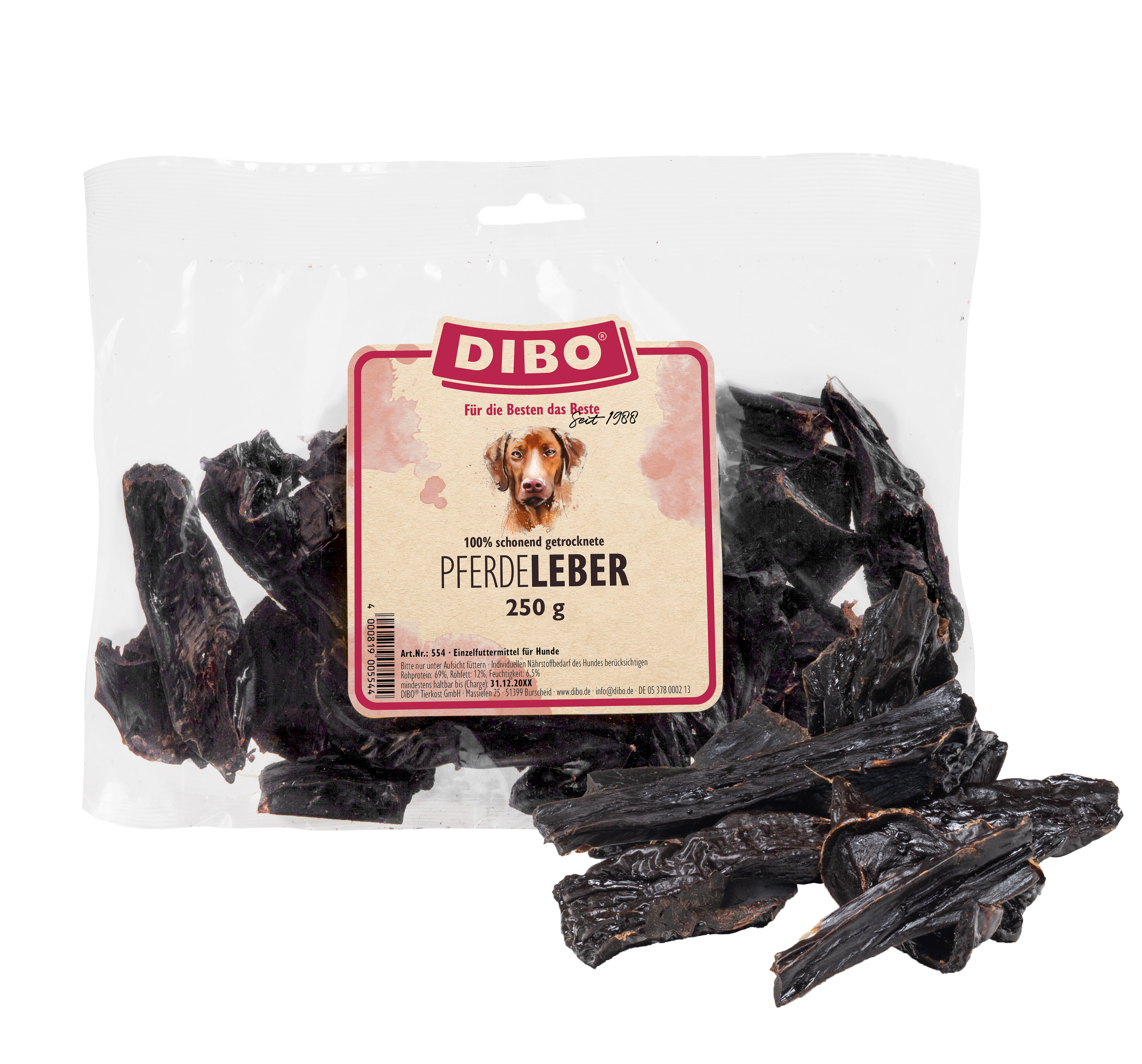 DIBO Pferde-Leber, 250g-Beutel