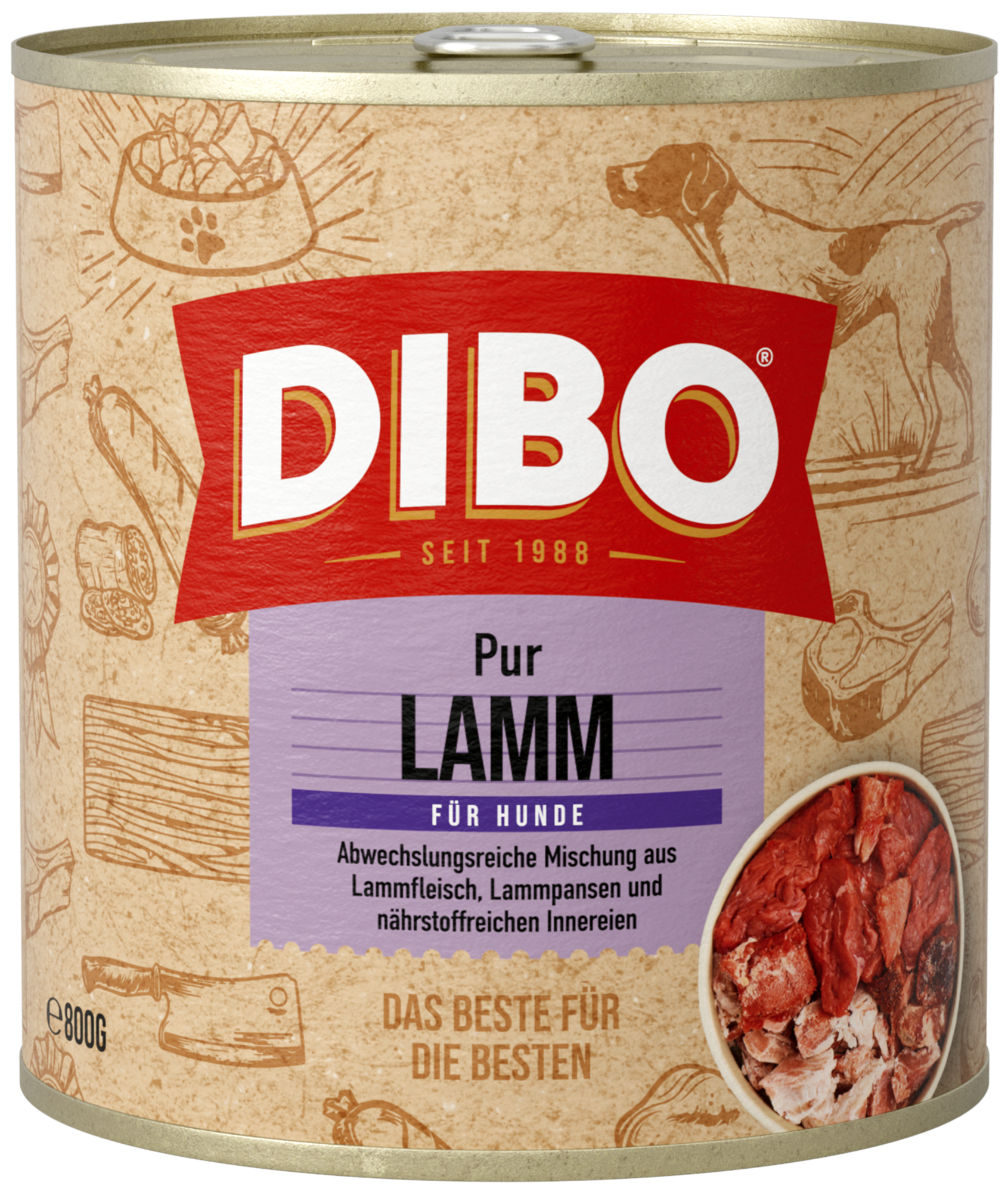 DIBO - LAMM PUR, 800g-Dose DIBO - LAMM PUR, 800g-Dose
