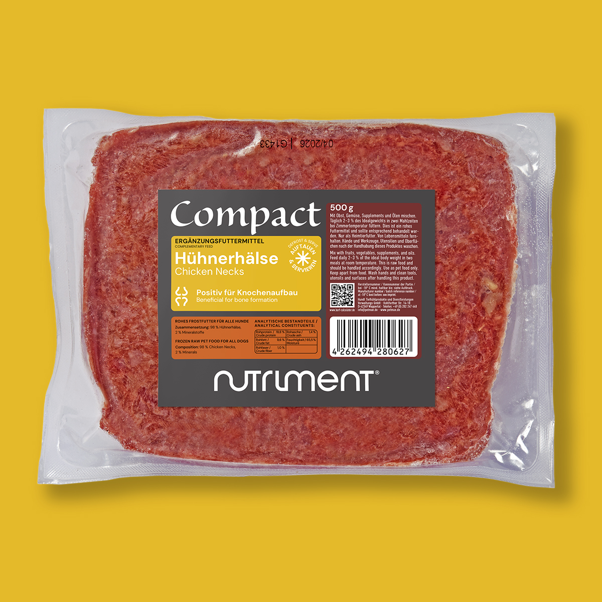 Nutriment Compact HÜHNERHÄLSE gewolft