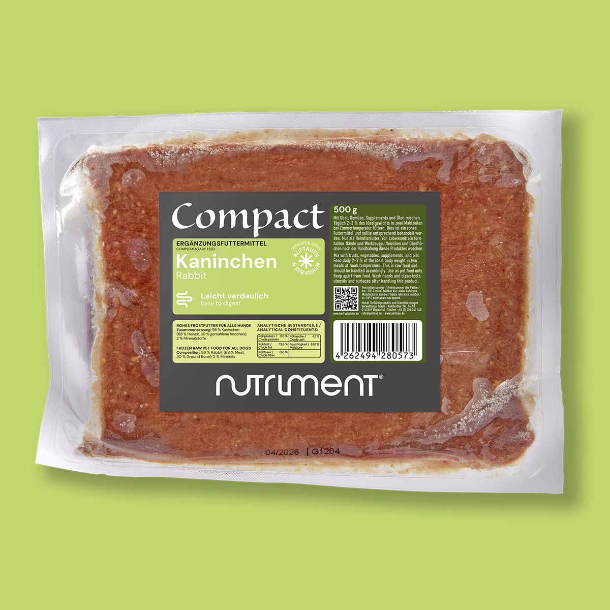 Nutriment Compact KANINCHEN