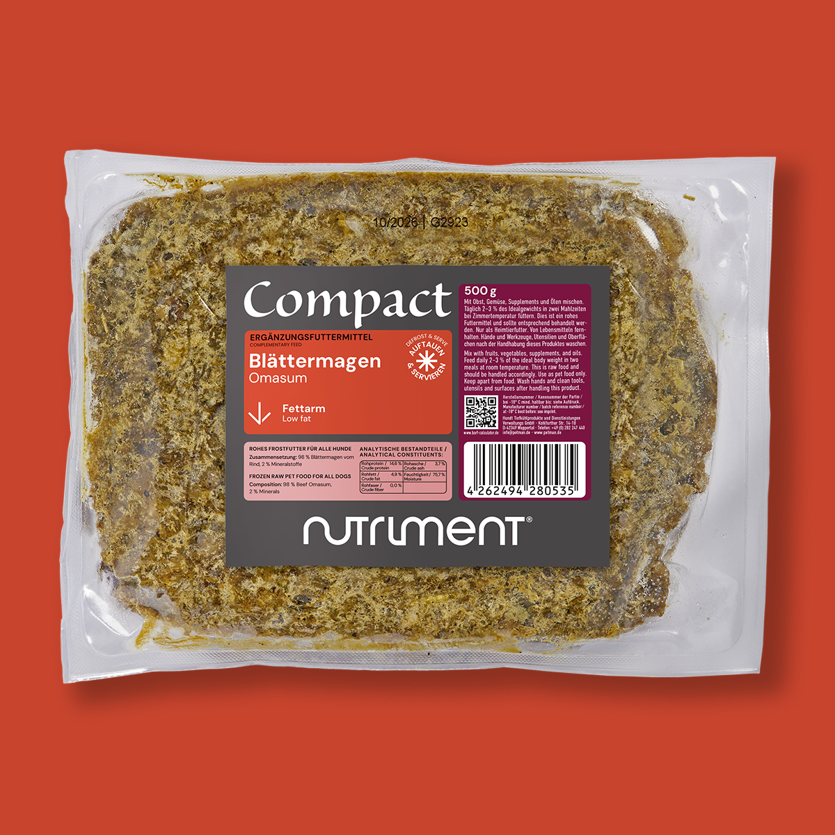 Nutriment Compact BLÄTTERMAGEN
