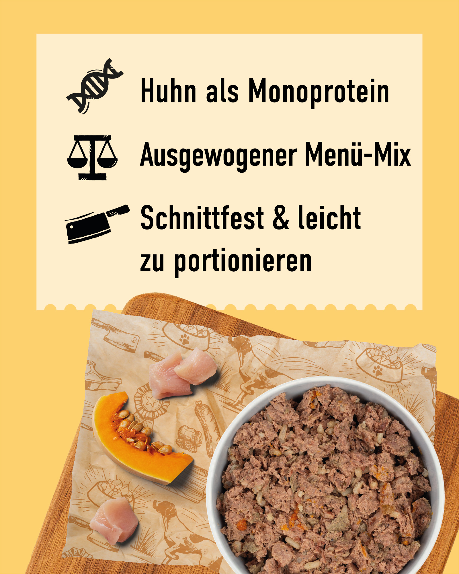 DIBO Kochwurst Menü Huhn