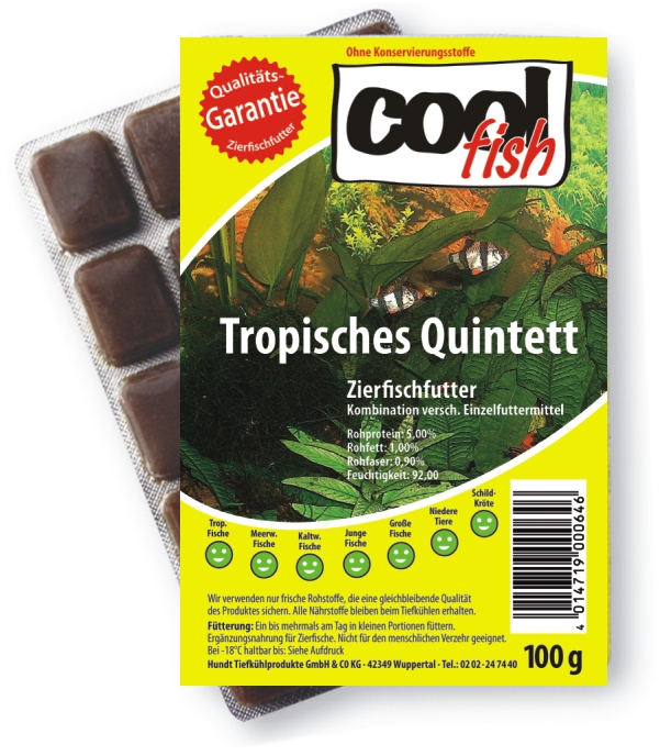 Cool Fish Tropisches Quintett, 100g-Blister