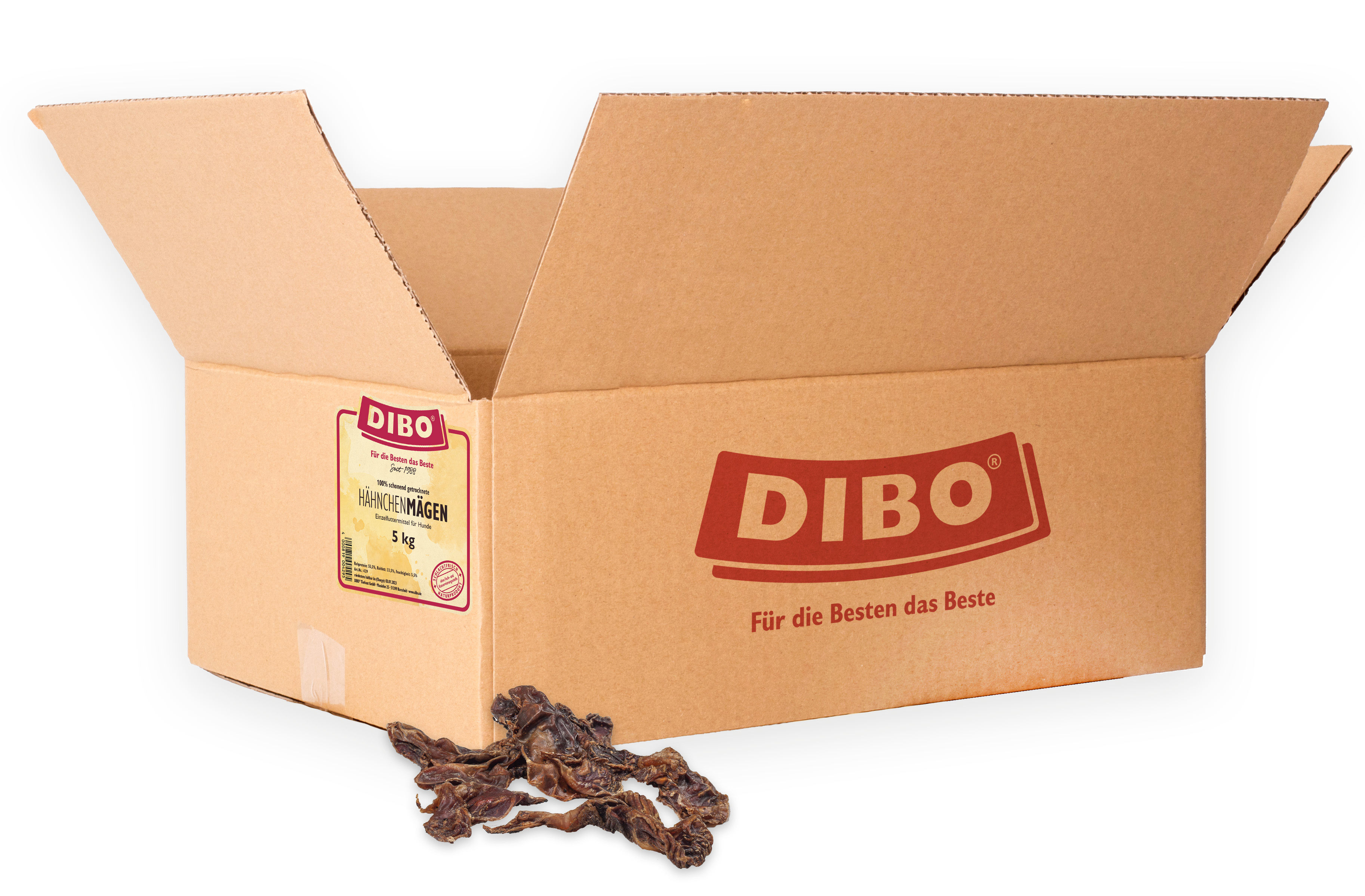 DIBO Hähnchen-Mägen, 5kg-Karton