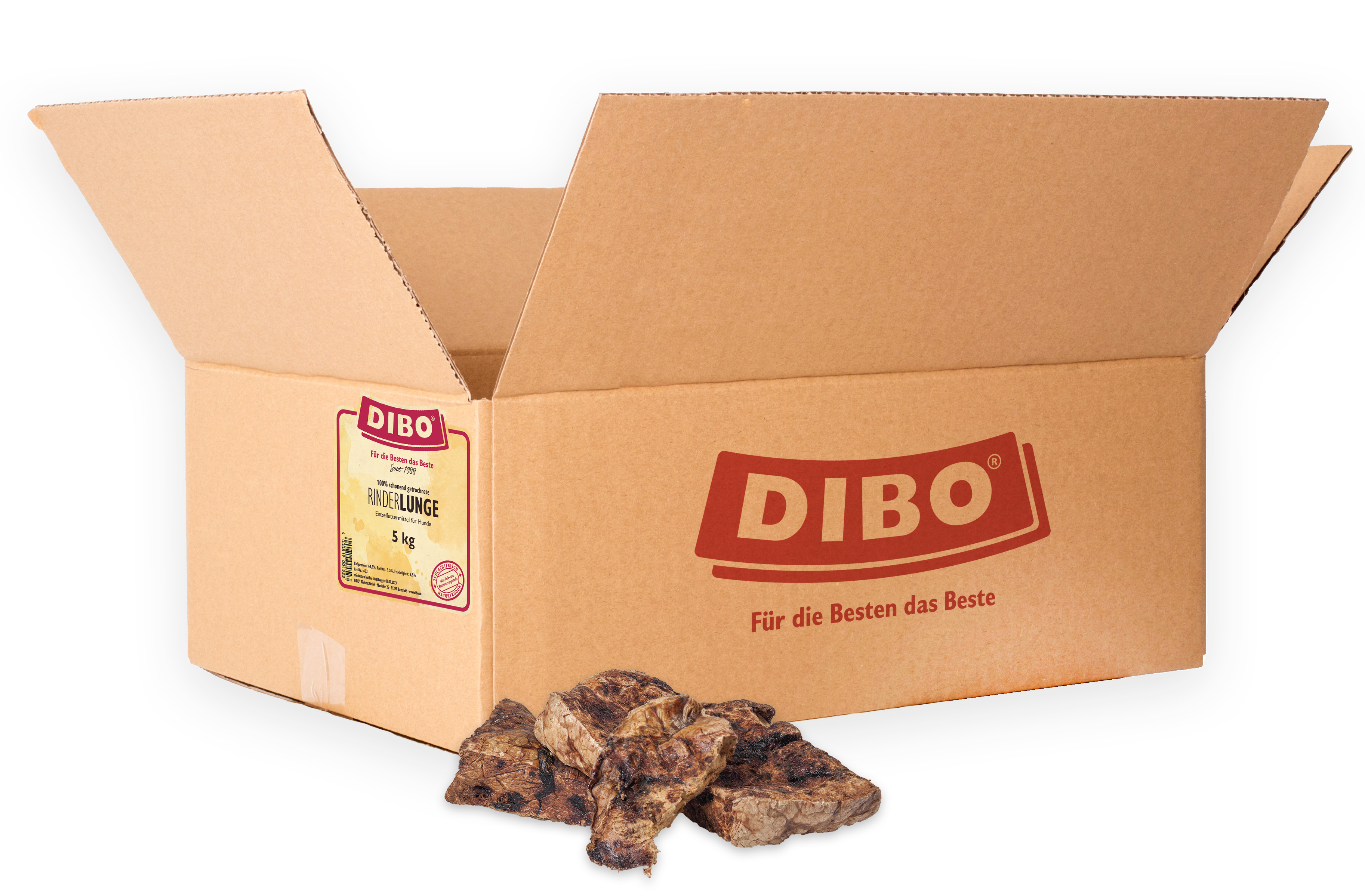 DIBO Rinderlunge, 5kg-Karton