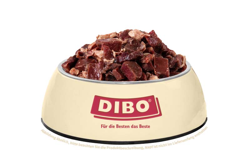 DIBO Rinderherz - B.A.R.F.-Frostfutter für Hunde und Katzen - 12 x 500g