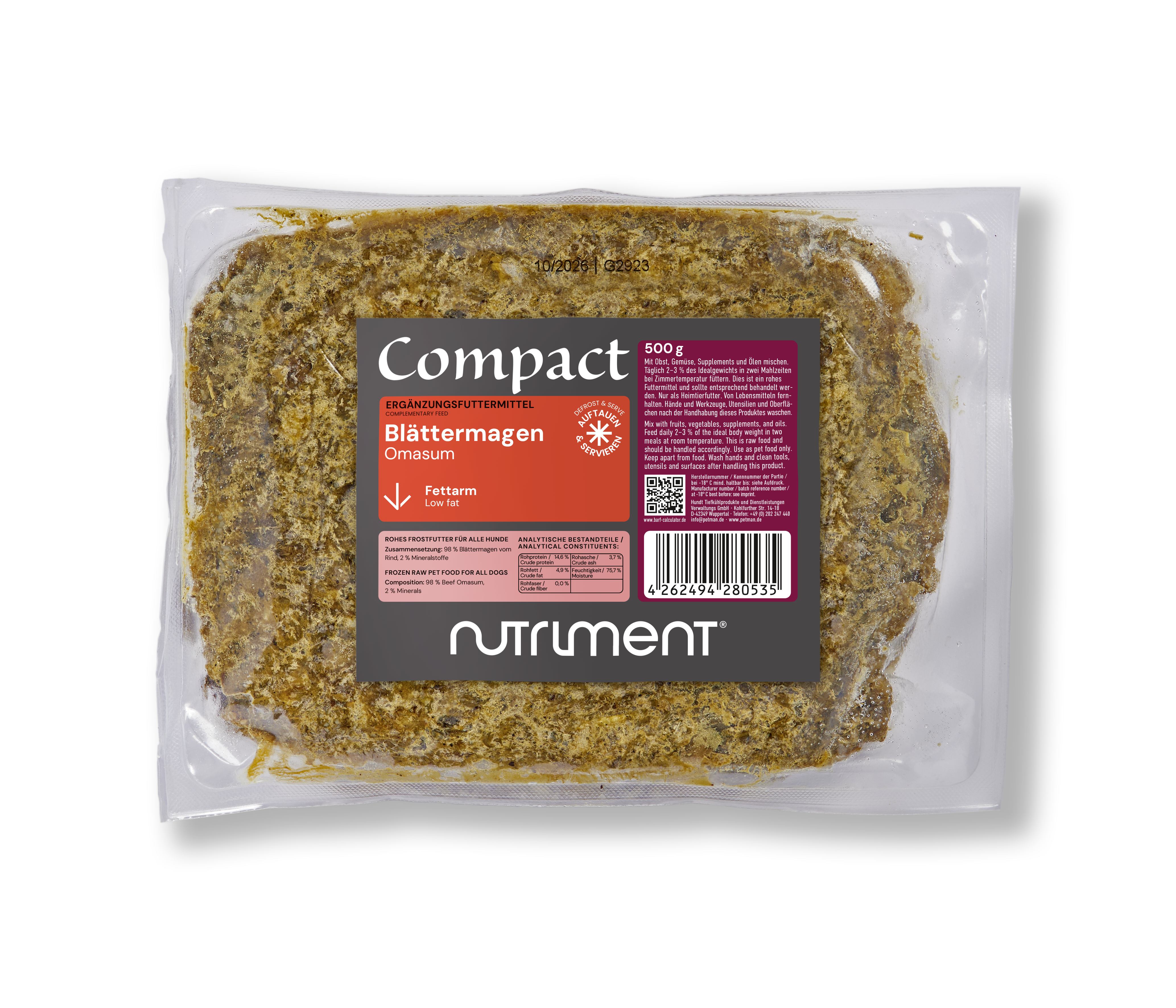 Nutriment Compact BLÄTTERMAGEN