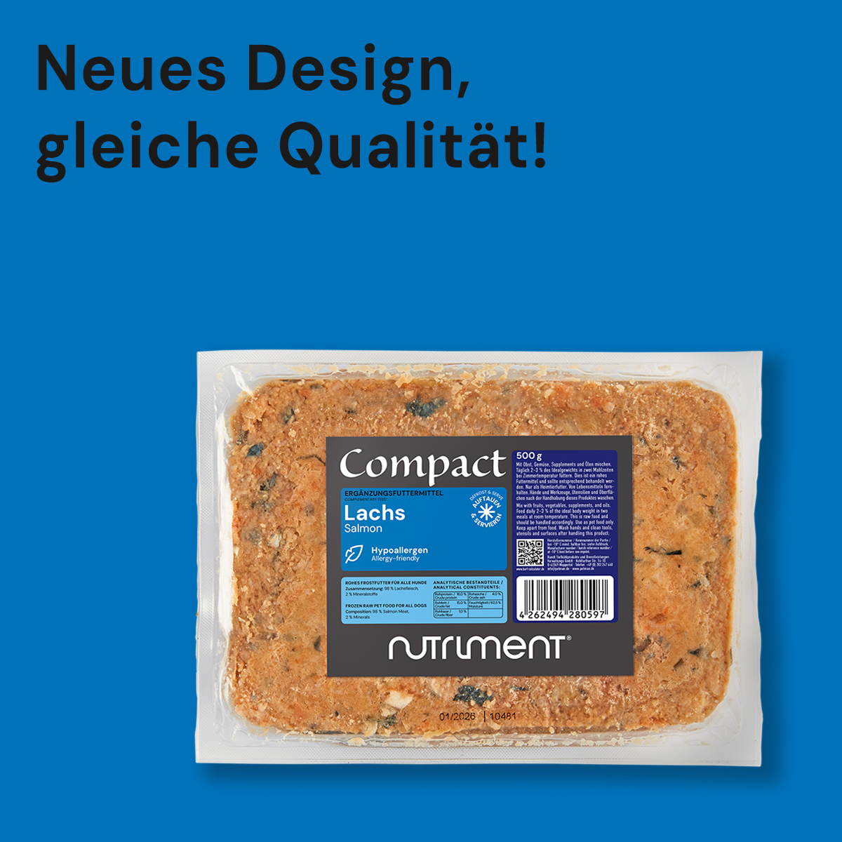 Nutriment Compact FISCH / LACHS