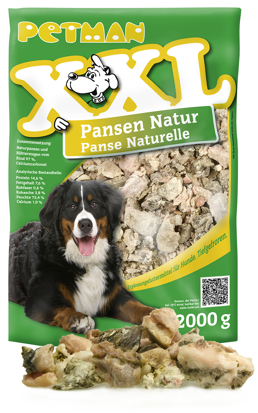 PETMAN Vital Power Pansen Natur XXL, 2000g-Beutel