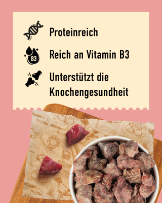 DIBO Kopffleisch - B.A.R.F.-Frostfutter für Hunde
