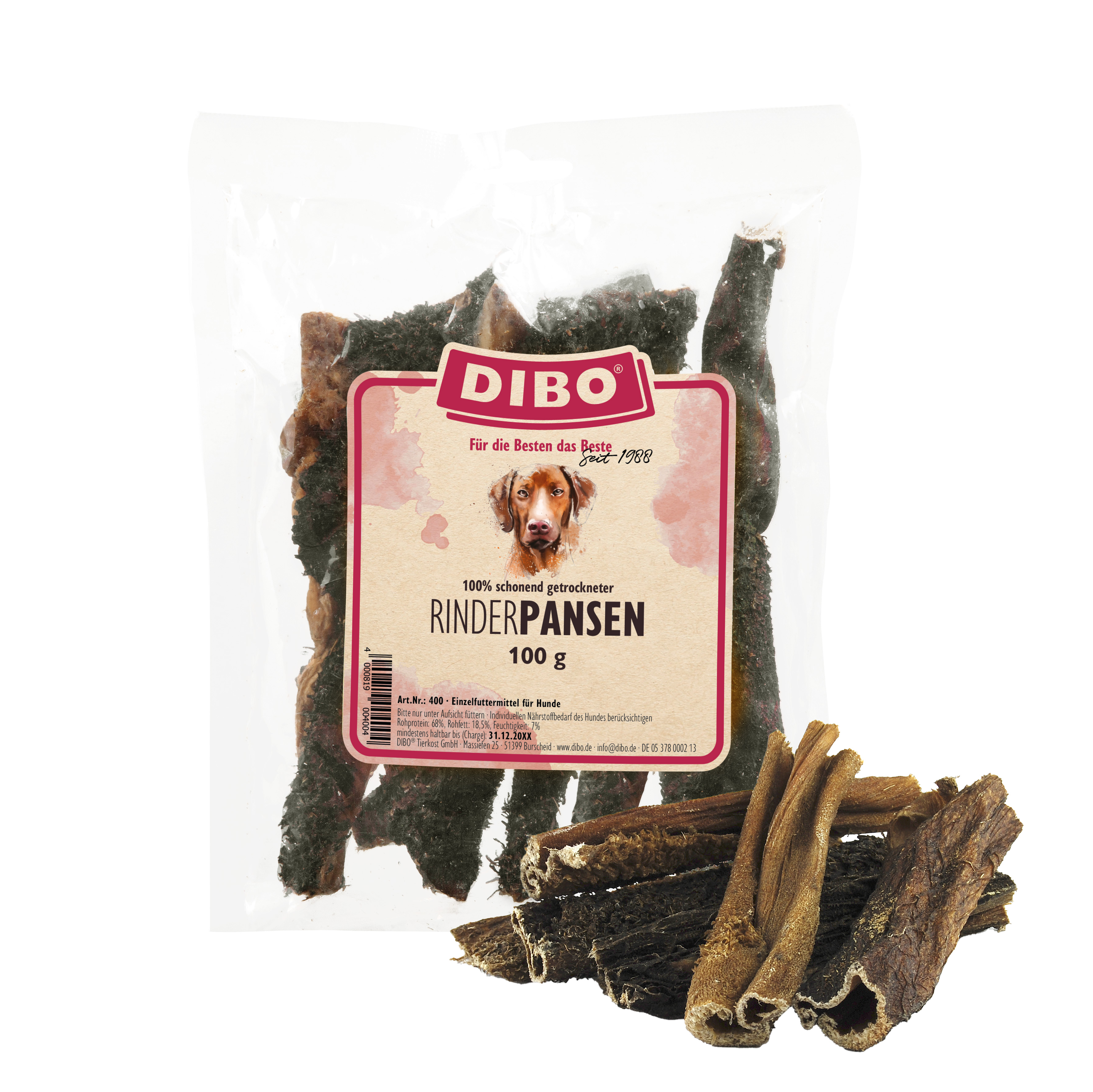 DIBO Rinder-Pansen, 100g-Beutel